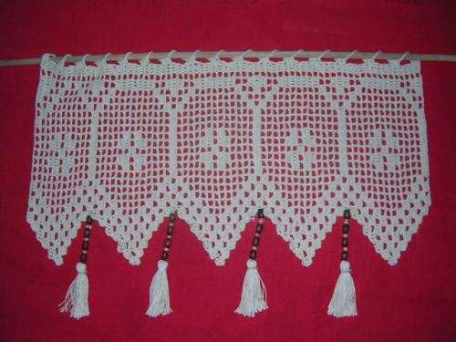 Cortinas en crochet con patrones - Imagui