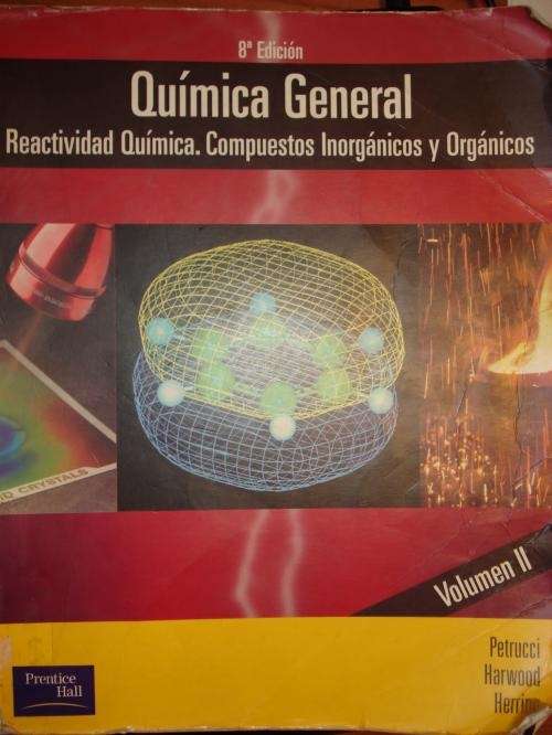 Vendo libro quimica general petrucci vol. ii
