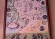 Mapa de coleccion del senor de los anillos, usado segunda mano  Chile