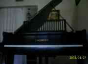 Vendo piano aleman 1/4 cola color negro marca c.b…, usado segunda mano  Chile