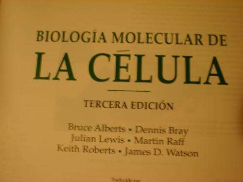 Vendo libro biología molecular de la célula, bruce alberts 3ra edición
