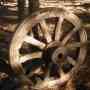 vendo ruedas de madera antiguas
