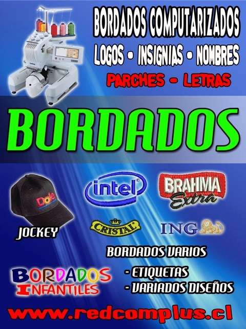 Bordados parches insignias logos nombres en Bío Bío Ropa y