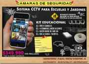 Oferta kit educacional cctv vea lo que sucede des…, usado segunda mano  Chile