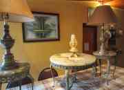 Oferta! 3 mesas con cubierta de marmol y 2 lampar… segunda mano  Chile