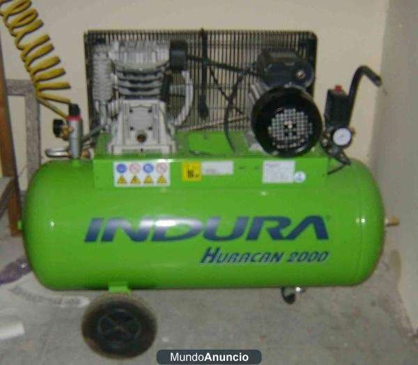 Vendo compresor indura huracan 2000 como nuevo ( oportunidad) en Concepción  - Otros Artículos | 427334