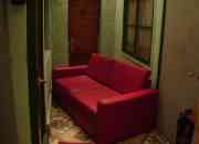 Vendo lindo sillon rojo doble solitario ecocuero segunda mano  Chile