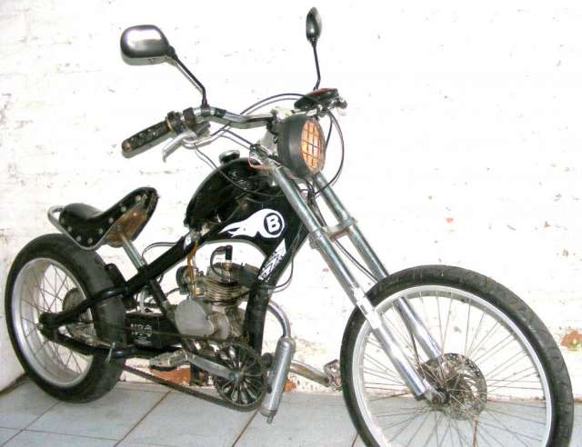 Fotos de Bicimoto chooper lahsen equipada 75cc en La Florida Chile
