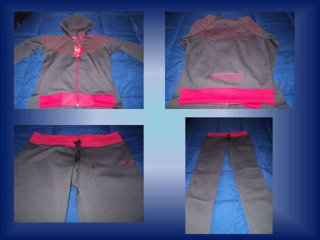 Buzo puma mujer talla m gris/rosado nuevo exelente material en Viña del Mar  - Ropa y calzado | 451037