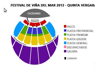 Vendo 1 entrada festival de viña dia 24-02-2013 en Puerto Montt - Entradas  / Tickets / Pasajes | 456115