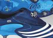 Zapatos de fultbol azules marca adidas, usado segunda mano  Chile