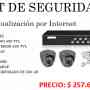 Kit de Seguridad (DVR + 4 Cámaras de 600 TVL)