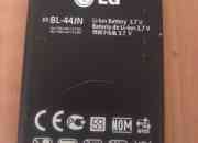 Bateria lg bl-44jn de 1.500 mah, compatible varios segunda mano  Chile