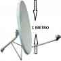 Antena Satelital Parabolica Fta Amazonas Lnb 100 Cm 100cm 1m calama oriento antenas