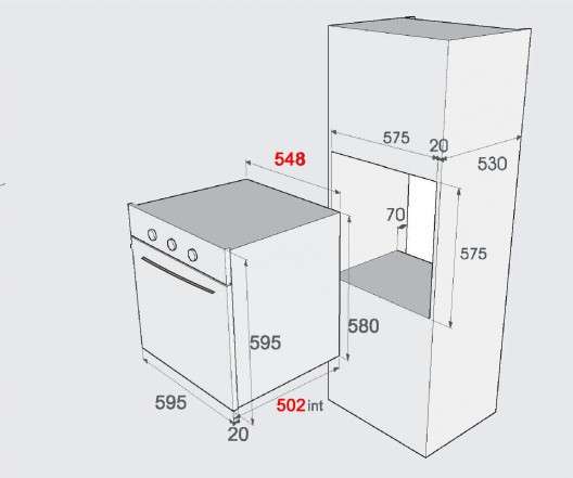Horno eléctrico empotrable fdv elegance 3.0 en Santiago - Electrodomésticos  | 519301