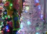Arboles de navidad con luces led incorporadas segunda mano  Chile