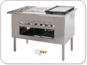 Cocina Industrial 4 platos Maigas – Ierman
