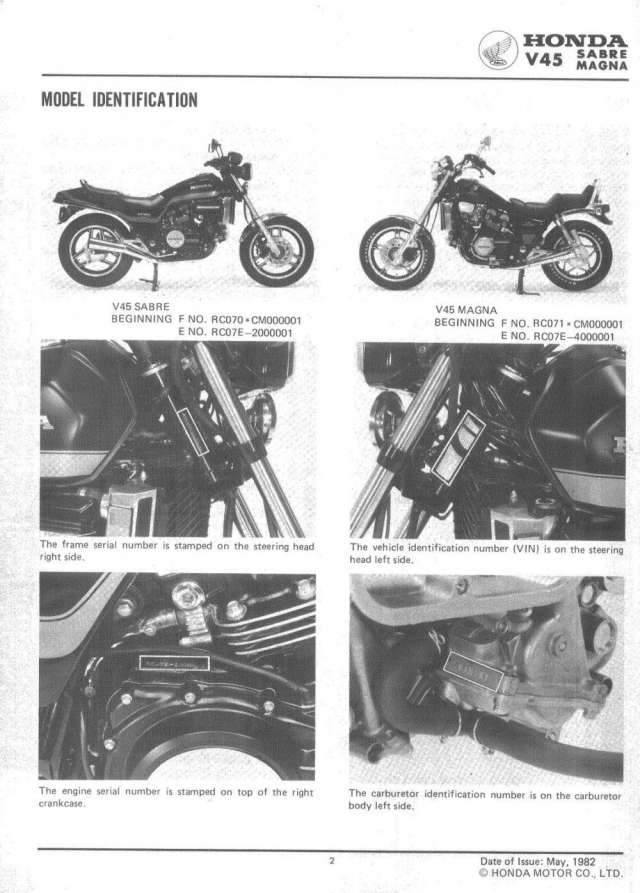 Desarme moto honda magna vf 750 / 86