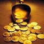 Monedas Muchas Monedas de Oro