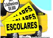 Letrero letreros escolares adhesivos reflectantes… segunda mano  Chile
