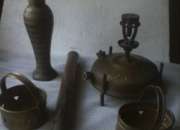 Usado, 6 objetos antiguos de bronce (sin pulir). segunda mano  Chile