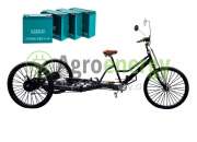 Triciclo tipo bicicleta electrica con baterias segunda mano  Chile