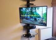 Usado, Muebles rack con soporte para smart tv led curvos… segunda mano  Chile