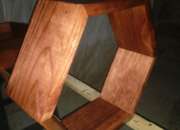 Repisas hexagonales de madera segunda mano  Chile