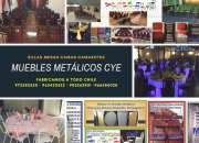 Usado, Sillas mesas muebles metalicos camarotes segunda mano  Chile
