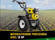 Motocultivador profesional diesel 10 hp, usado segunda mano  Chile