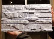 4 moldes pvc muro granito stone, usado segunda mano  Chile