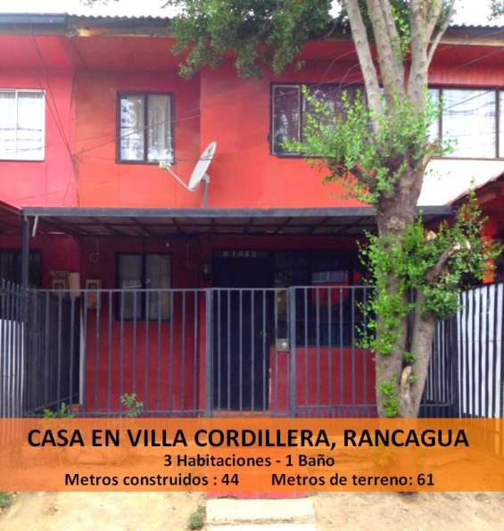 Casa villa cordillera en Rancagua - Casas en venta | 761192