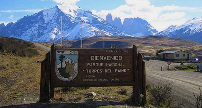 Entrada del parque nacional
